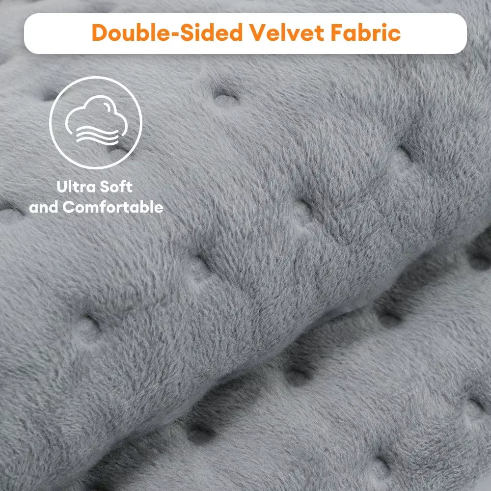 30*60Cm Electric Heating Pads for Back Neck Shoulder Home Office Washable Winter Warm Blanket 4 Timer 9 Temperature Control